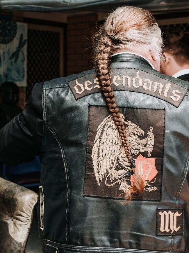 Descendant bikie Mark Barford. Picture: Facebook