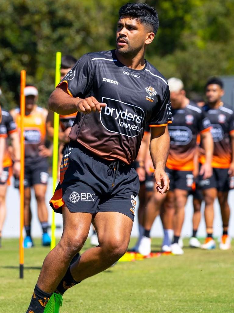 Tyrone Peachey as a Tiger.