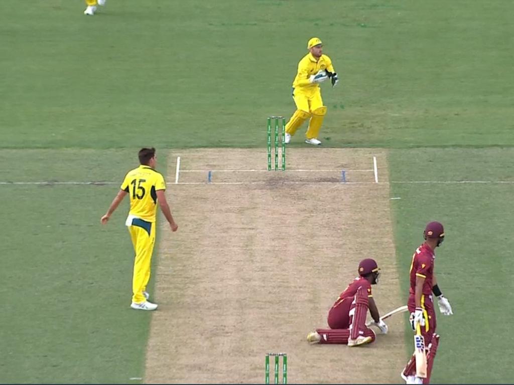 This run out disaster said it all. Photo: Fox Sports