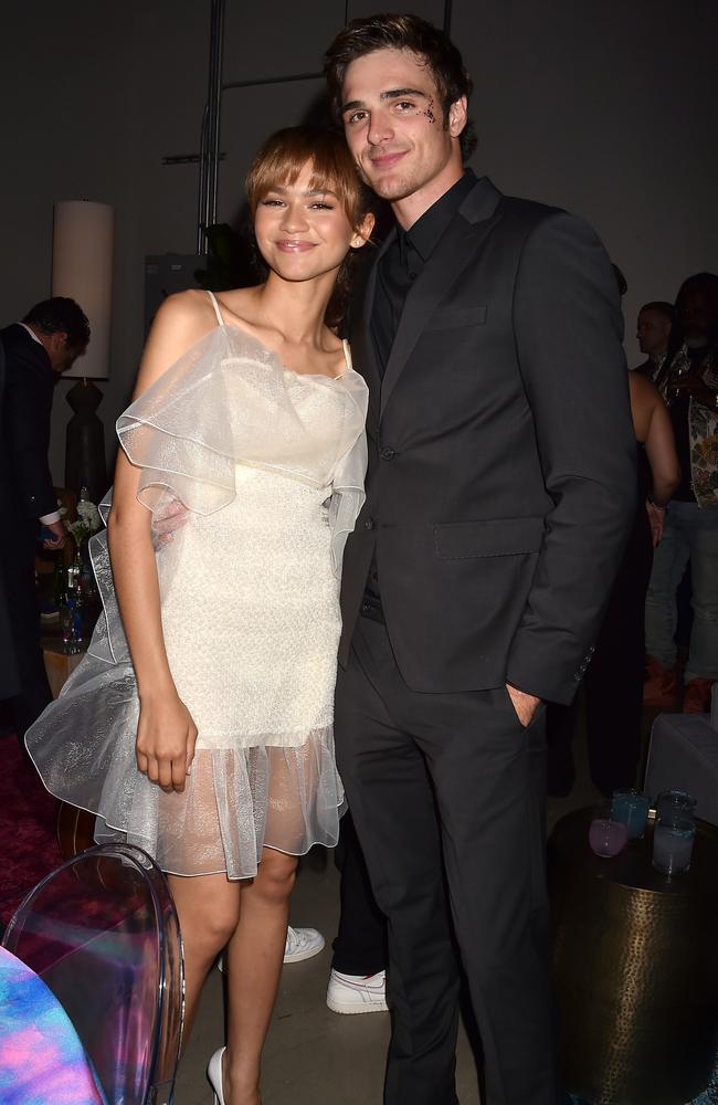 Zendaya and Elordi at the premiere of their TV series Euphoria last year. Picture: FilmMagic