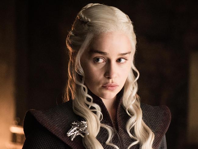 Emilia Clarke in the role of Daenerys Targaryen from the seventh season of Game of Thrones.Picture: HBO