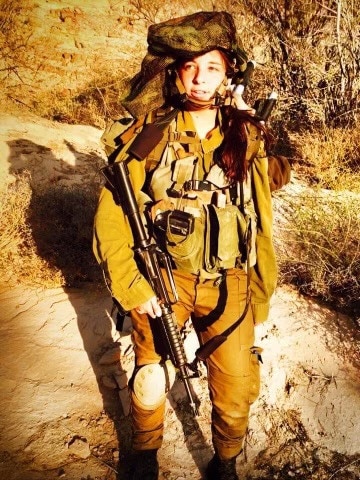 Ms Gutman is an Australian reservist with the Israeli Defence Forces.