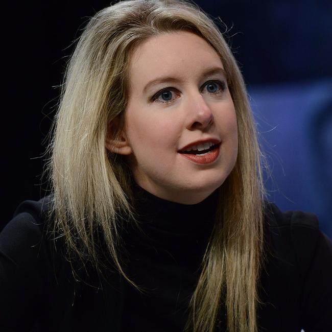 Elizabeth Holmes, pictured here in 2015 before her medical tech company crumbled. (AFP PHOTO / GETTY IMAGES NORTH AMERICA / Lisa Lake