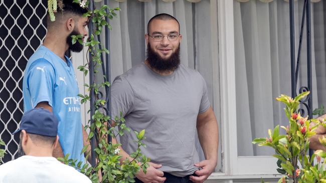 Convicted terrorist Ibrahim Ghazzawy enjoys his first days of freedom on the weekend. Picture: Liam Mendes