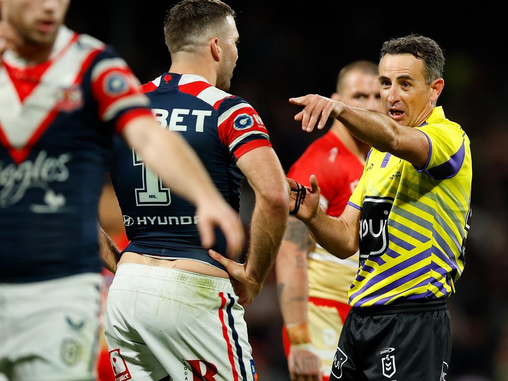 It’s time for NRL fans to stop piling on referees each week. Picture: James Worsfold/Getty Images