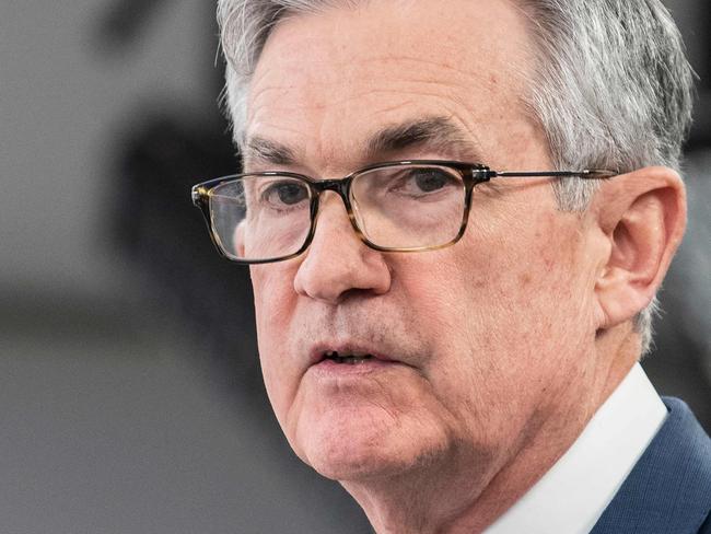 US Federal Reserve Chairman Jerome Powell. Picture: AFP