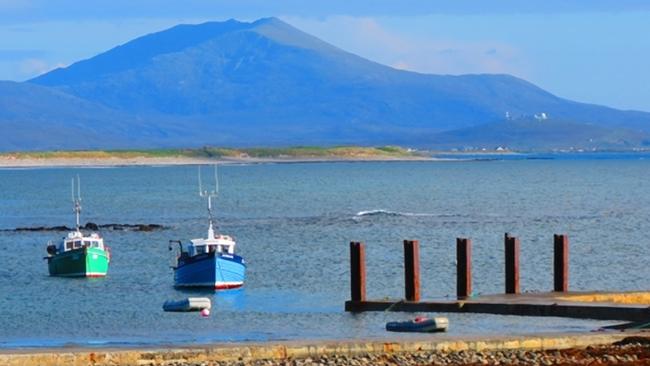 Stinky Bay, better known as Poll Na Crann, on the Uist coastline.