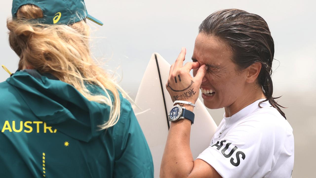 Sally Fitzgibbons says the hurt of losing at the Olympics is still fresh but will be used as motivation heading into the World Surf League finals. Photo: Getty Images