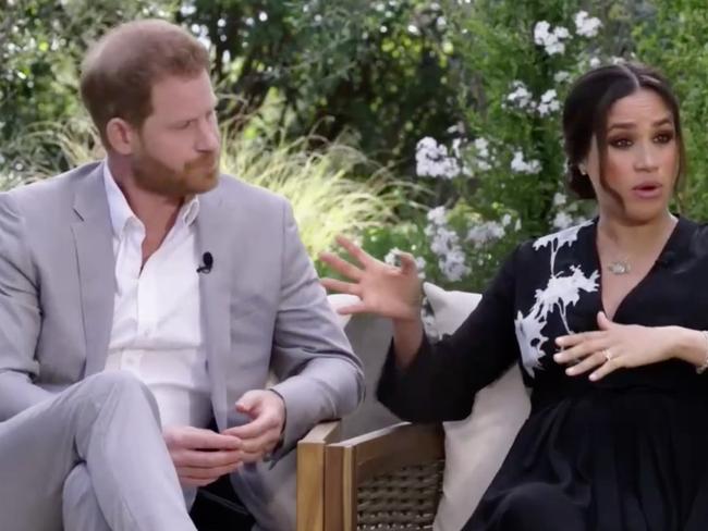 Ten’s coverage of Harry and Meghan’s bombshell interview with Oprah was as bizarre as the interview itself, writes Joe Hildebrand.