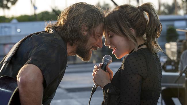 Bradley Cooper and Lady Gaga in A Star is Born. Picture: Neal Preston/Warner Bros