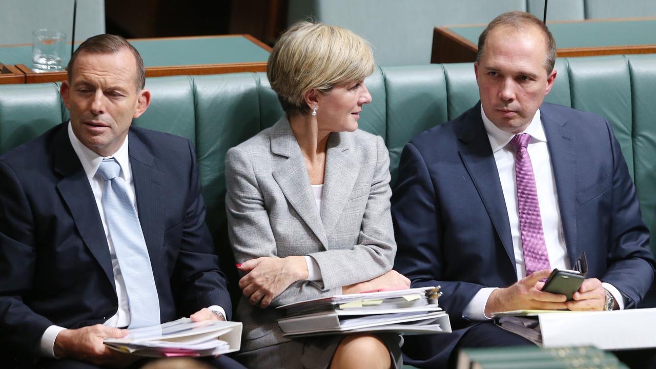 Julie Bishop spoke about differences in male and female leaderships styles, remarking that each had its own strengths and weaknesses. Picture: Gary Ramage