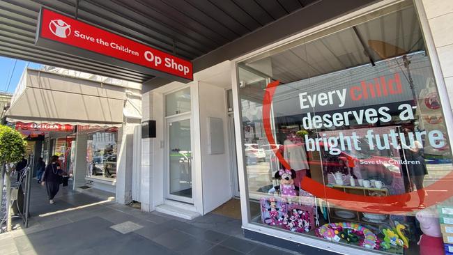 Save the Children Op Shop on Glenferrie Rd in Malvern is yet to reopen to the public. The not-for-profit predicts all stores will be open in the coming weeks as volunteers return. Photo: Grace McKinnon