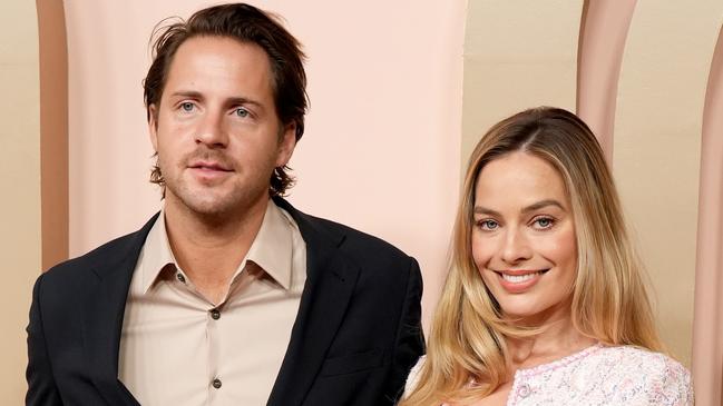 Tom Ackerley and Margot Robbie. Picture: JC Olivera/Getty Images