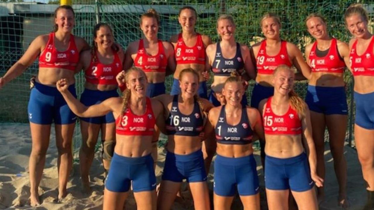 The Norwegian women’s beach handball team made deadlines around the world in July when they were fined for wearing these shorts, which were deemed “improper” over regulation bikini bottoms.