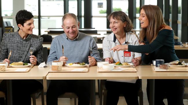 In June, the Sunday Mail<span id="U631385502635w5C" style="font-weight:semi-bold;font-style:italic;"/>taste team of dietitian Georgina Rassias, <i>Advertiser </i>food critic Simon Wilkinson, nurse Catherine Davy and health reporter Katrina Stokes tested dishes such as carrots and zucchini slice, szechuan beef stir-fry and ricotta cheese ravioli with spinach and <span id="U631385502635PiE" style="letter-spacing:-0.015em;">alfredo sauce.</span>