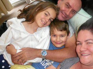 TRIBUTE: Bradley Hardwick leaves behind his wife Lisa, a daughter, 10, and a son, 8, after an incident at Moranbah North Mine that took his life.