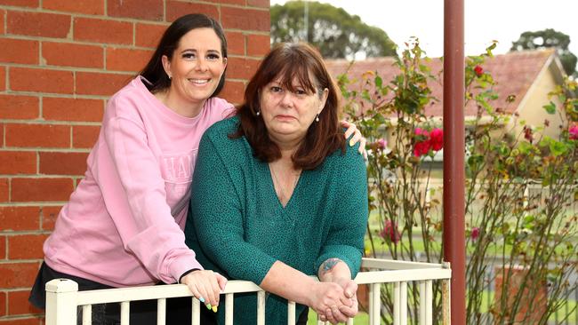 Dianne Speed (right) with her daughter Bashia. Ms Speed had a stroke 18 hours after Bashia’s birth. Picture: Alison Wynd