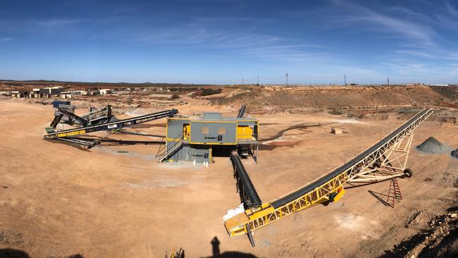 The WALKABOUT iron ore separator which has recently arrived at the Frances Creek mine. Picture: Supplied