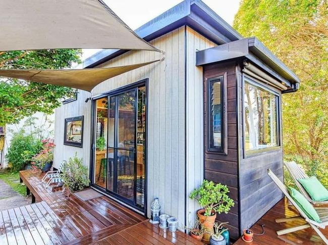 Byron Bay man Sam Commerford’s Uber Tiny Homes. Picture: supplied