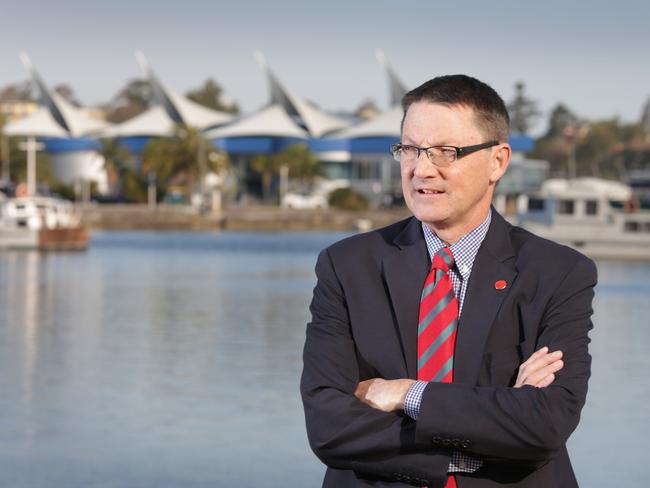 Central Coast Parliamentary Secretary Scot MacDonald at Gosford waterfront.