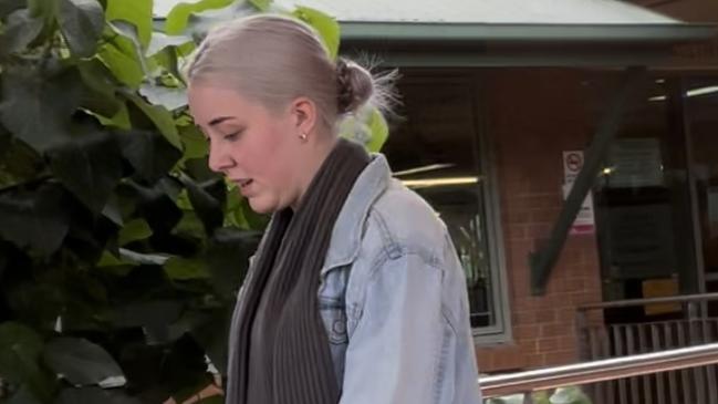 Imogen Skye Steer, 18, in Hervey Bay Magistrates Court.