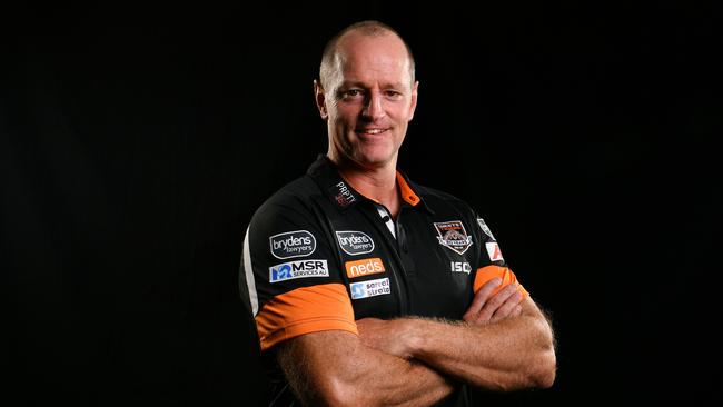 Michael Maguire has committed for the long haul at the Wests Tigers. Picture: Grant Trouville/NRL Photos