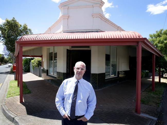 Dr Nitschke at his Gilberton clinic. Picture: Kelly Barnes