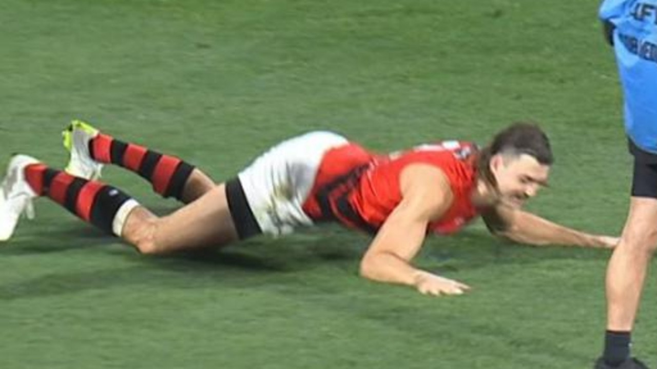 AFL Adelaide defeat Essendon: Sam Draper duck dive celebration used as ...