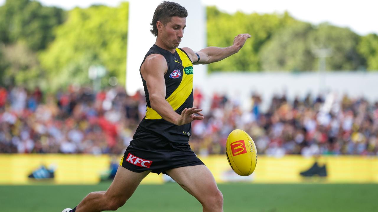 Liam Baker could be headed home. Picture: Russell Freeman/AFL Photos via Getty Images