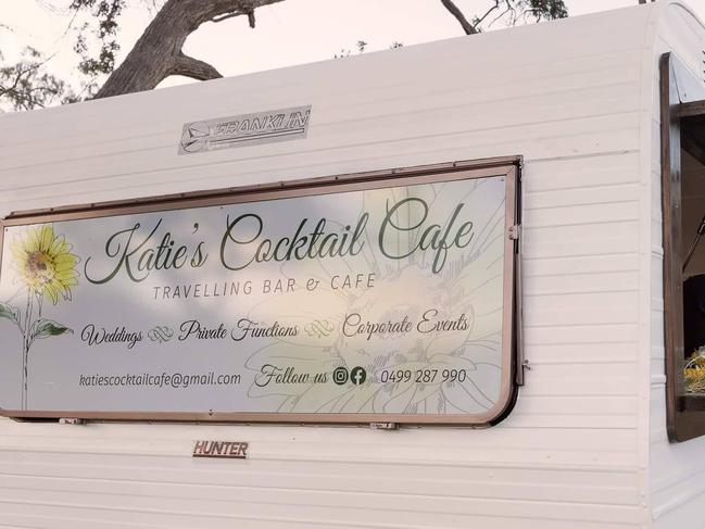 The travelling Katie's Cocktail Cafe in Allora came second place in the Southern Downs' best coffee competition. Photo: Social media