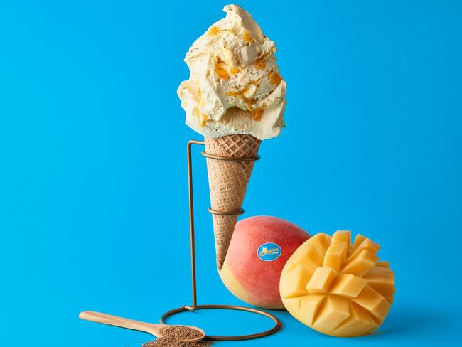 Gelatissimo’s Calypso mango gelato. Picture: Supplied