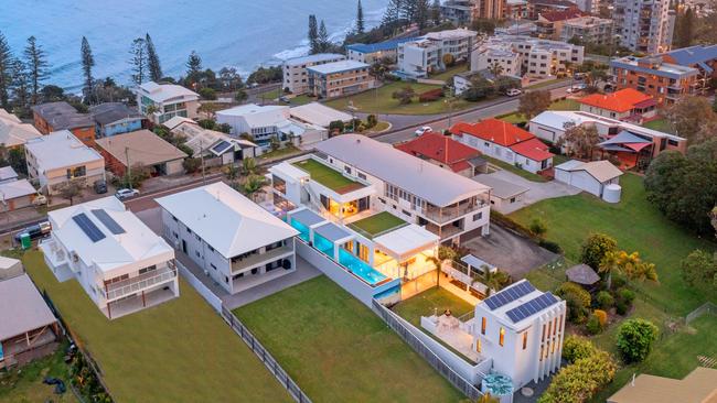 This Kings Beach mansion at 15B Burgess St has views of the sea and the mountains.