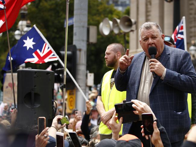 Craig Kelly said Australia was being governed by ‘insane medical bureaucrats’. Picture: NCA NewsWire/Daniel Pockett