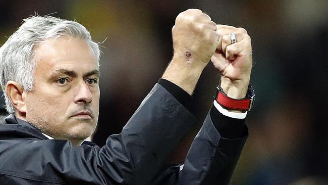 Jose Mourinho is under the pump already this season. (AP Photo/Frank Augstein)