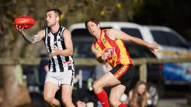 Callan Semple in action for Reynella. Picture: Matt Loxton