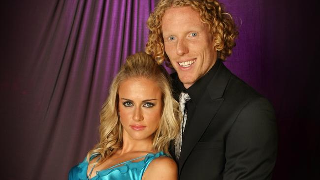 Steve Hooker and wife Ekaterina Kostetskaya.