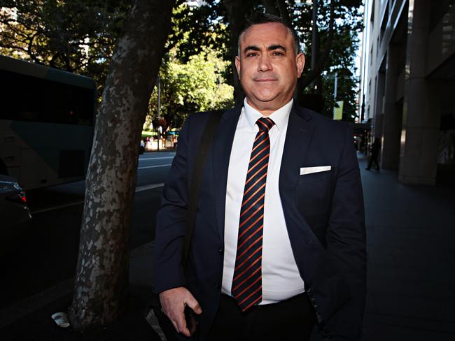 John Barilaro claimed the videos caused him personal hurt. Picture: NCA NewsWire / Adam Yip