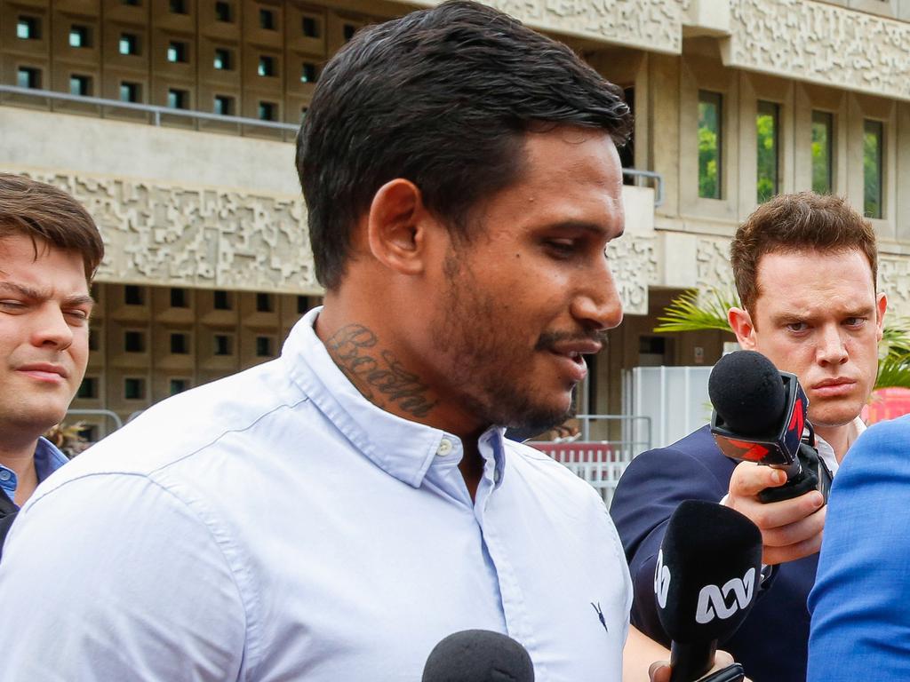 Barba was charged with two counts of public nuisance over the Australia Day assault.