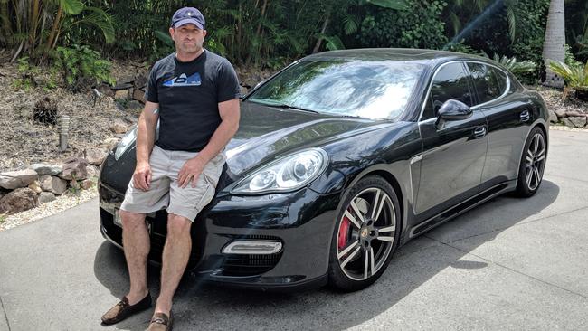 Peter King and the 2011 Porsche Panamera Turbo he bought from Lorbek Luxury Cars.