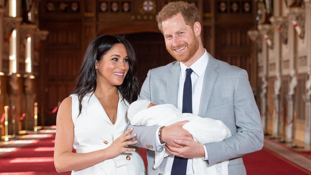 Meghan and Harry introduced Archie to the world on May 8. Picture: Dominic Lipinski — WPA Pool/Getty Images