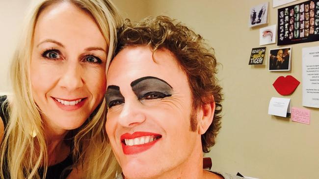 Vanessa Scammell was frequently on set with her partner Craig McLachlan during the Rocky Horror Show. Picture: Seven