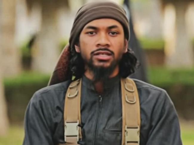 A screen-grab taken on Friday, July 20, 2018, of Australian-born Islamic State terrorist Neil Prakash, who could now be freed from Turkish custody if the court determines he isn't under investigation for other crimes. (AAP Image/Supplied) NO ARCHIVING