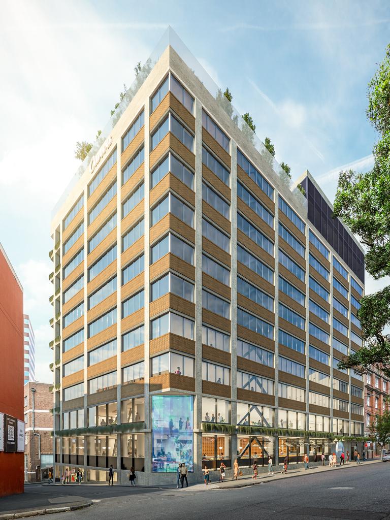 Canva's new Campus, set to rise beside News Corp in Sydney's Surry Hills.