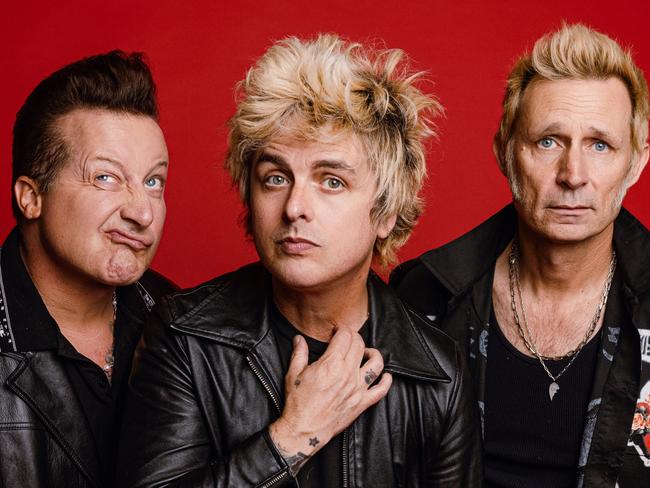 American rock band Green Day. Picture: Supplied.