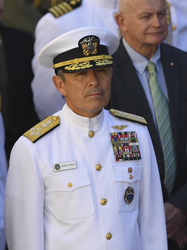 Former US Pacific commander Harry Harris. Picture: AAP