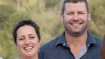 William and Jo Garrett, the couple who captured a big black cat on their security camera.