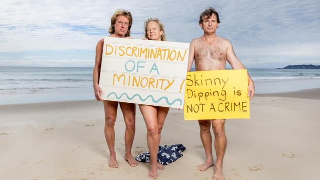 The group say nude recreation is a legitimate way of life. Picture by Luke Marsden.