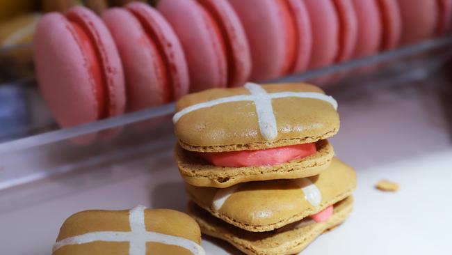 Fatcaron’s Hot Cross Macarons. Picture: Jenifer Jagielski