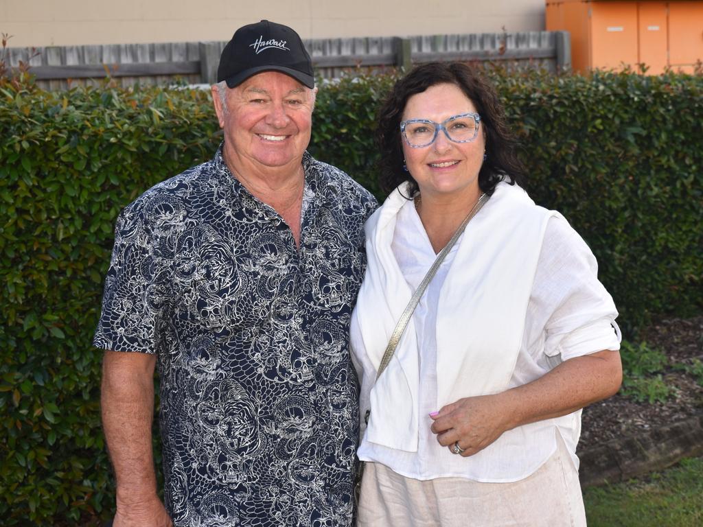 Yeppoon's Peter and Sandy Champion at the Basketball Queensland under-14 girls state championships in Rockhampton on June 30, 2024.