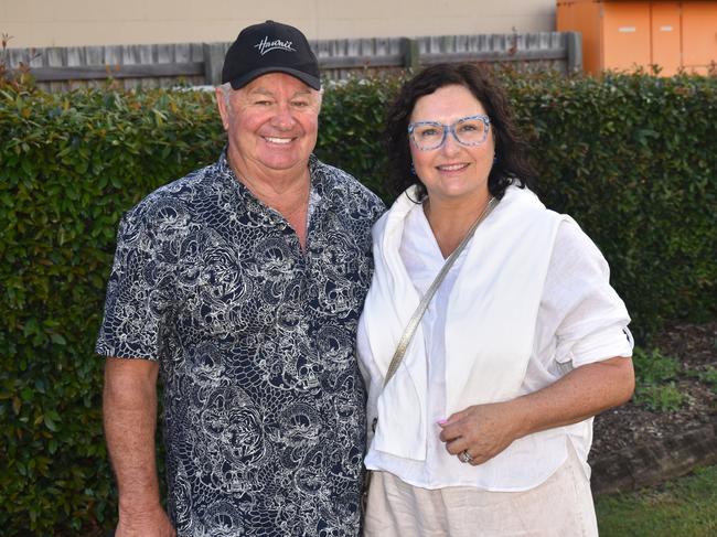 Yeppoon's Peter and Sandy Champion at the Basketball Queensland under-14 girls state championships in Rockhampton on June 30, 2024.